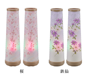 回転灯篭(桜・鉄仙)